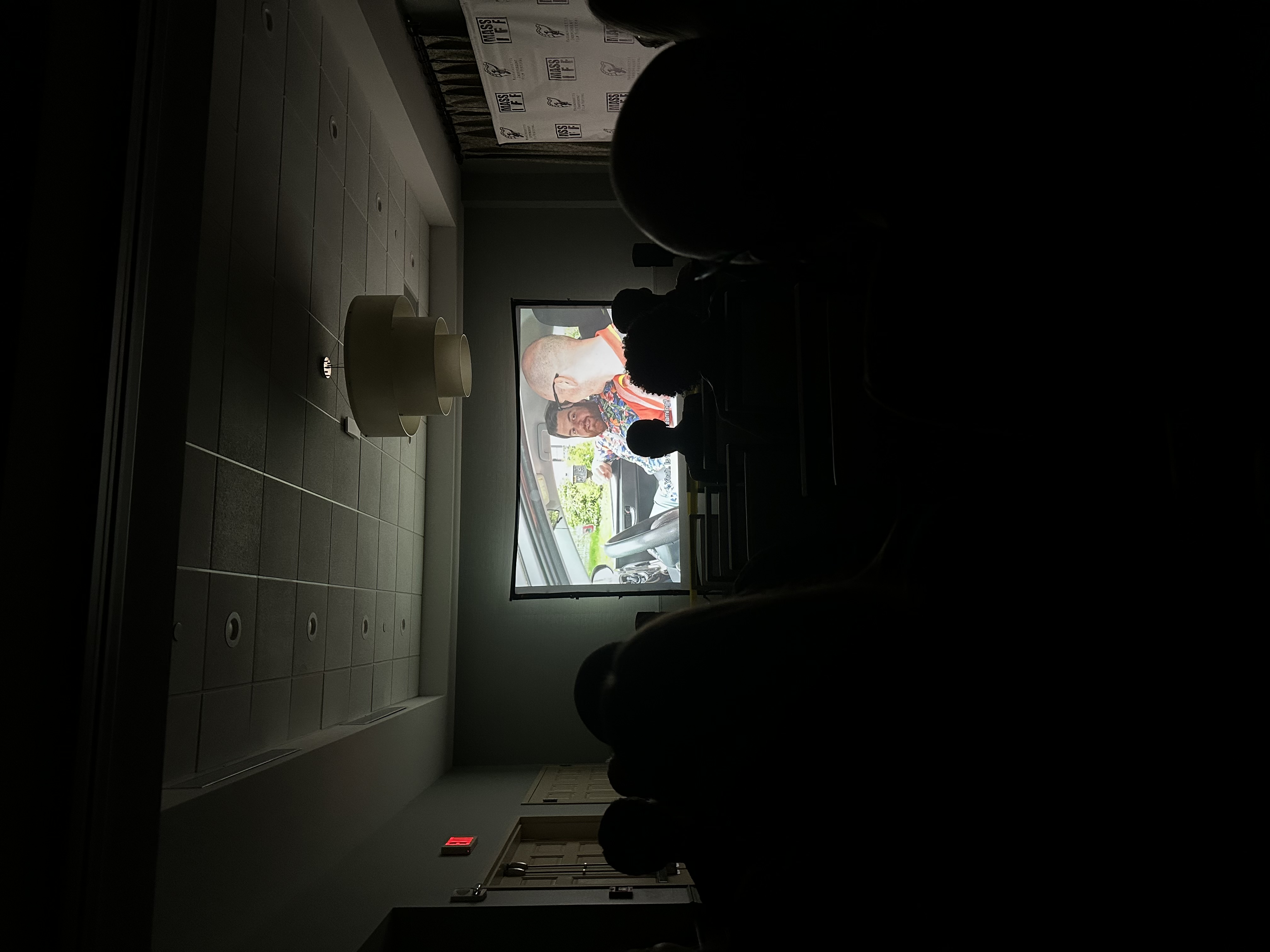 The screening room at Mass IFF